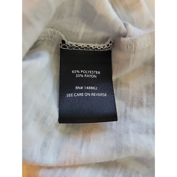 Torrid Gray Tie Dye SS V Neck Tie Front Stretch Button Up Shirt Women's 00 Large - Picture 12 of 12